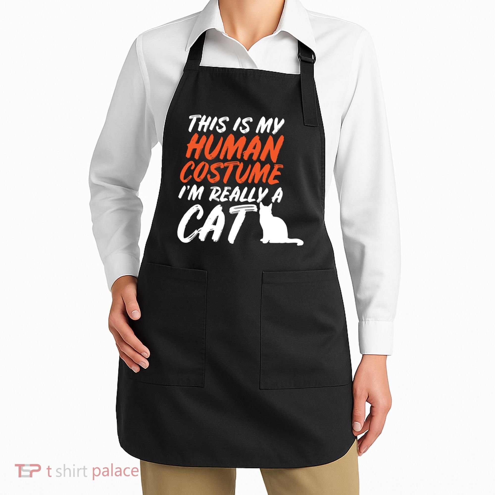 This Is My Human Cat Costume Apron