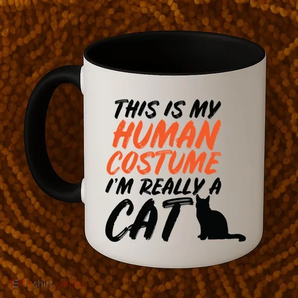 This Is My Human Cat Costume Coffee Mug