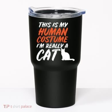 This Is My Human Cat Costume Tumbler