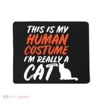 This Is My Human Cat Costume Mousepad thumb 0
