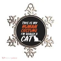 This Is My Human Cat Costume Ornament thumb 0