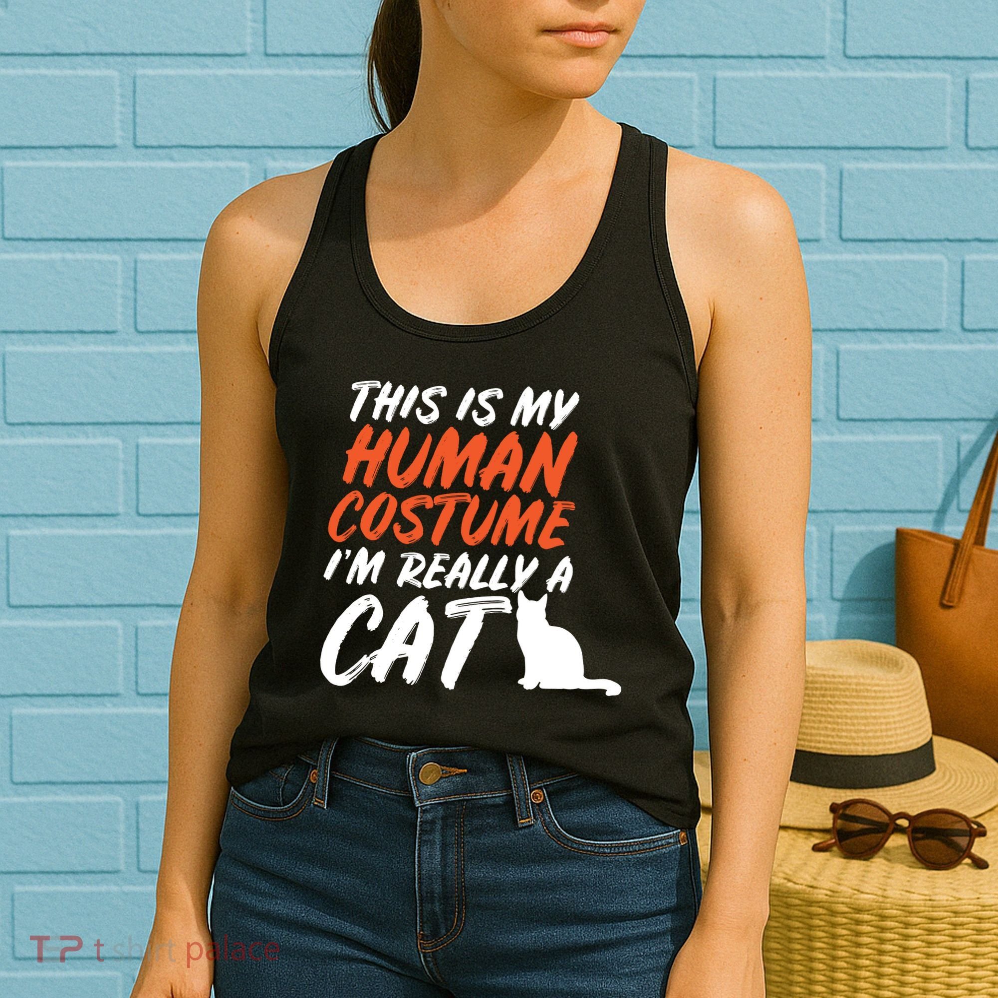 This Is My Human Cat Costume Women's Tank Top