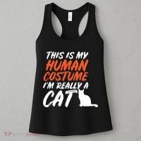 This Is My Human Cat Costume Women's Tank Top thumb 3