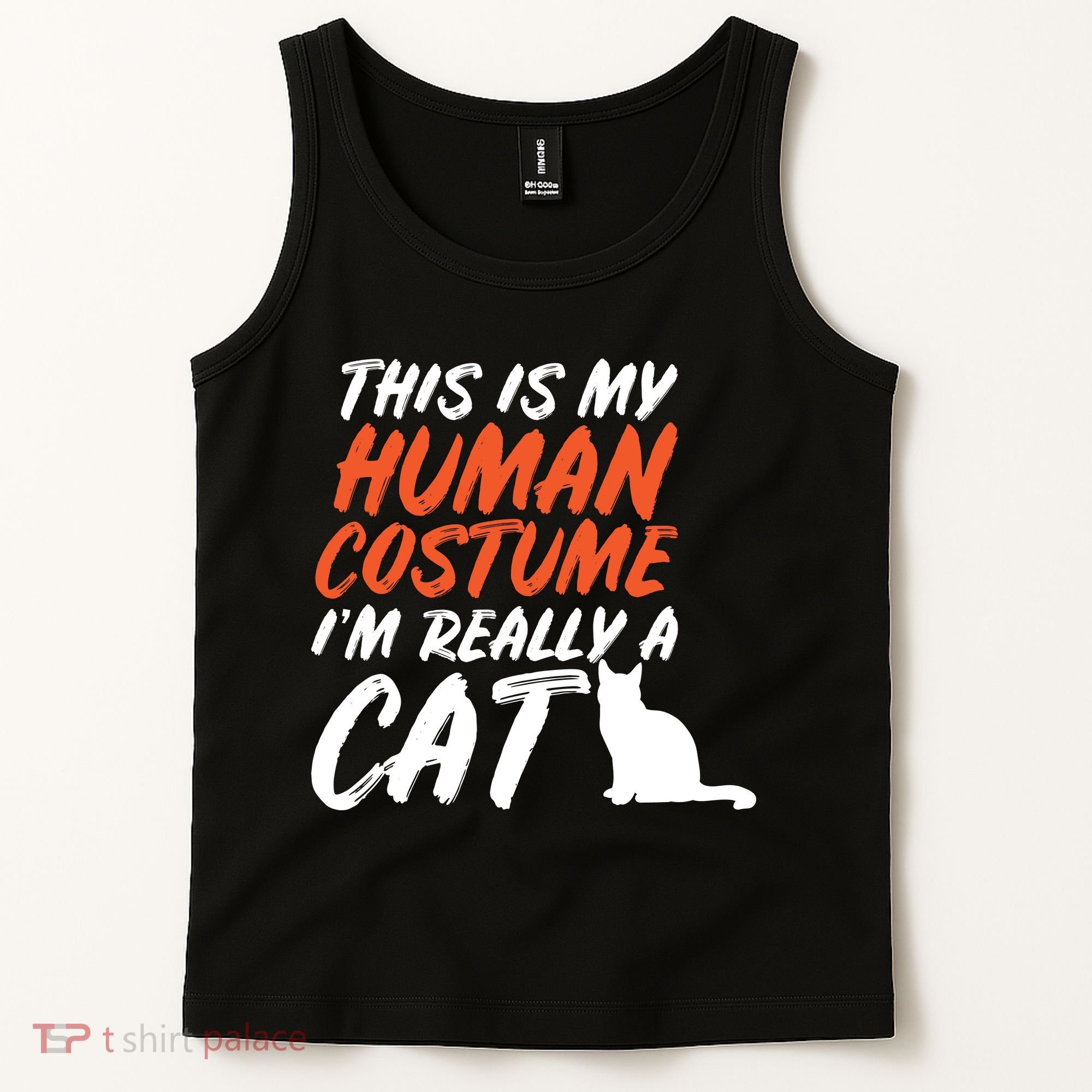 This Is My Human Cat Costume Tank Top