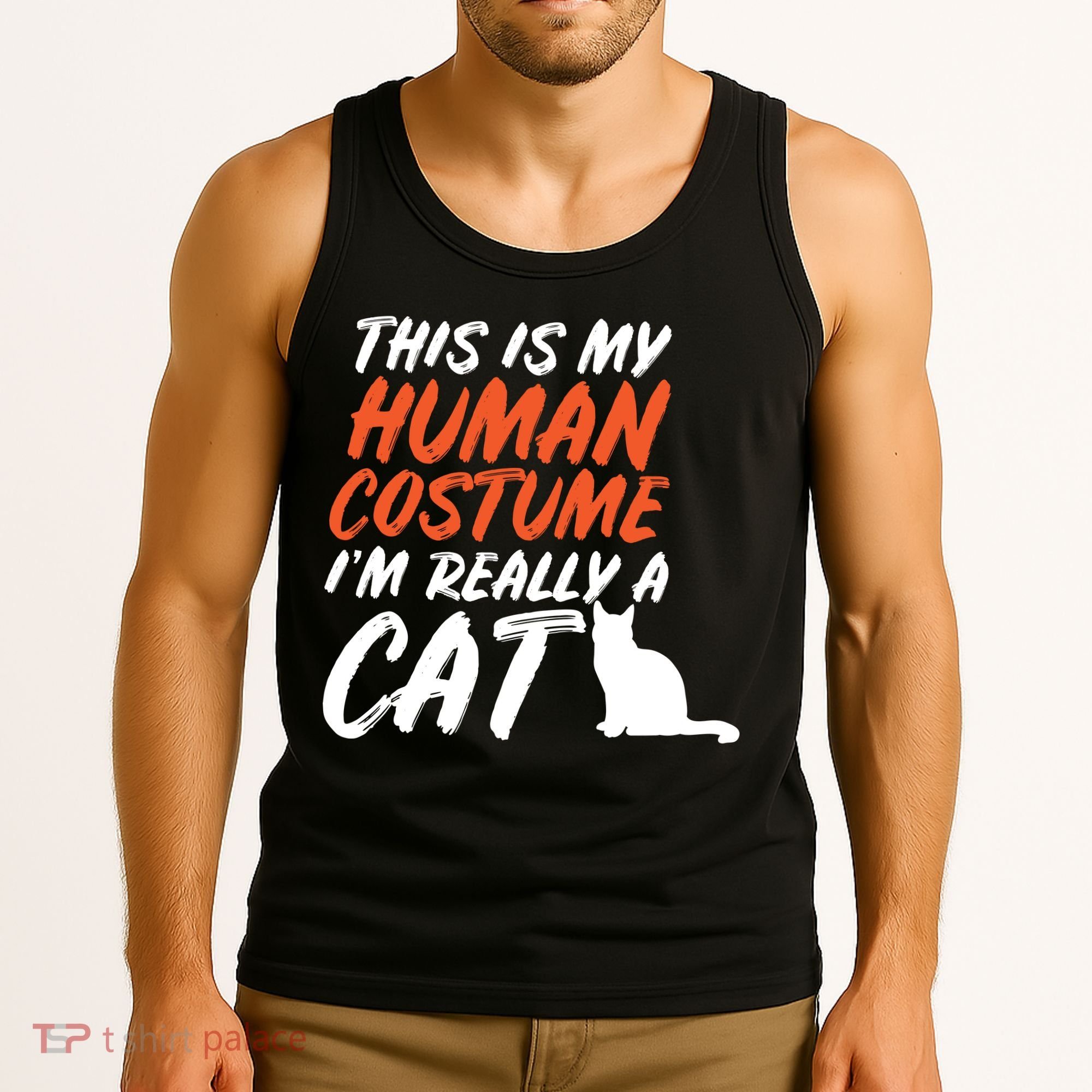 This Is My Human Cat Costume Tank Top