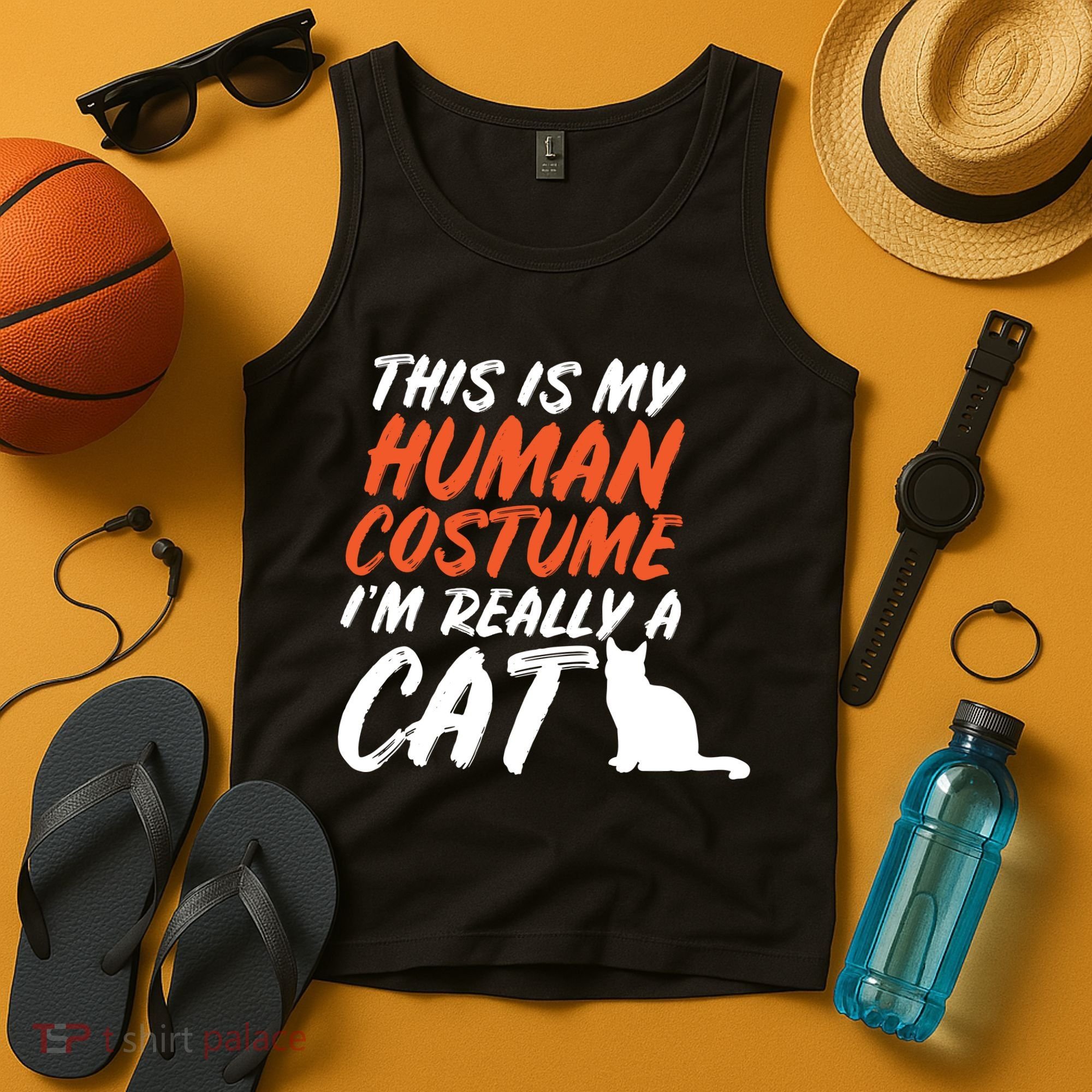 This Is My Human Cat Costume Tank Top