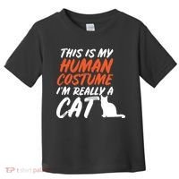 This Is My Human Cat Costume Toddler T-Shirt thumb 0