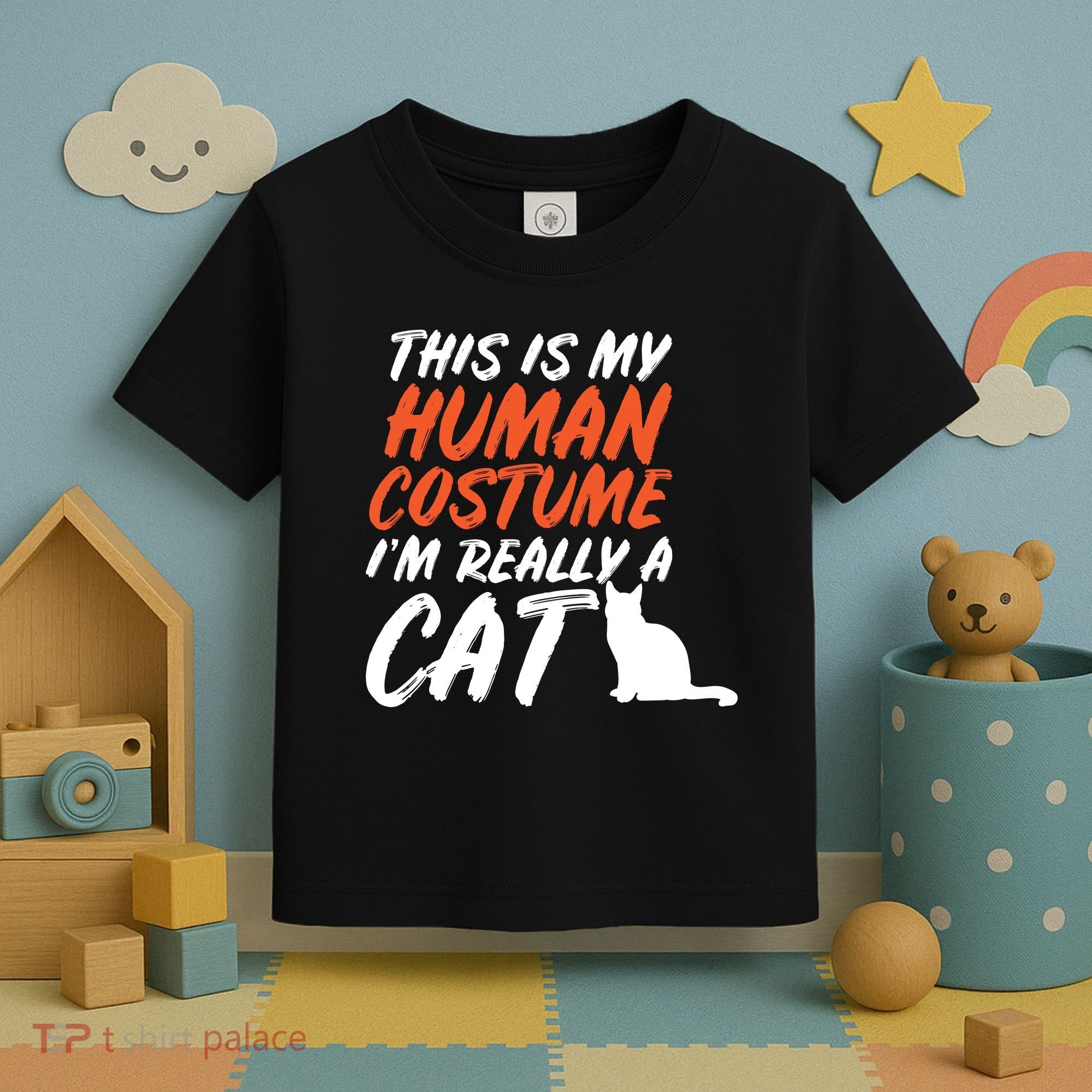 This Is My Human Cat Costume Toddler T-Shirt