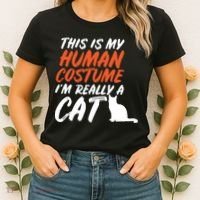 This Is My Human Cat Costume Women's T-Shirt thumb 2