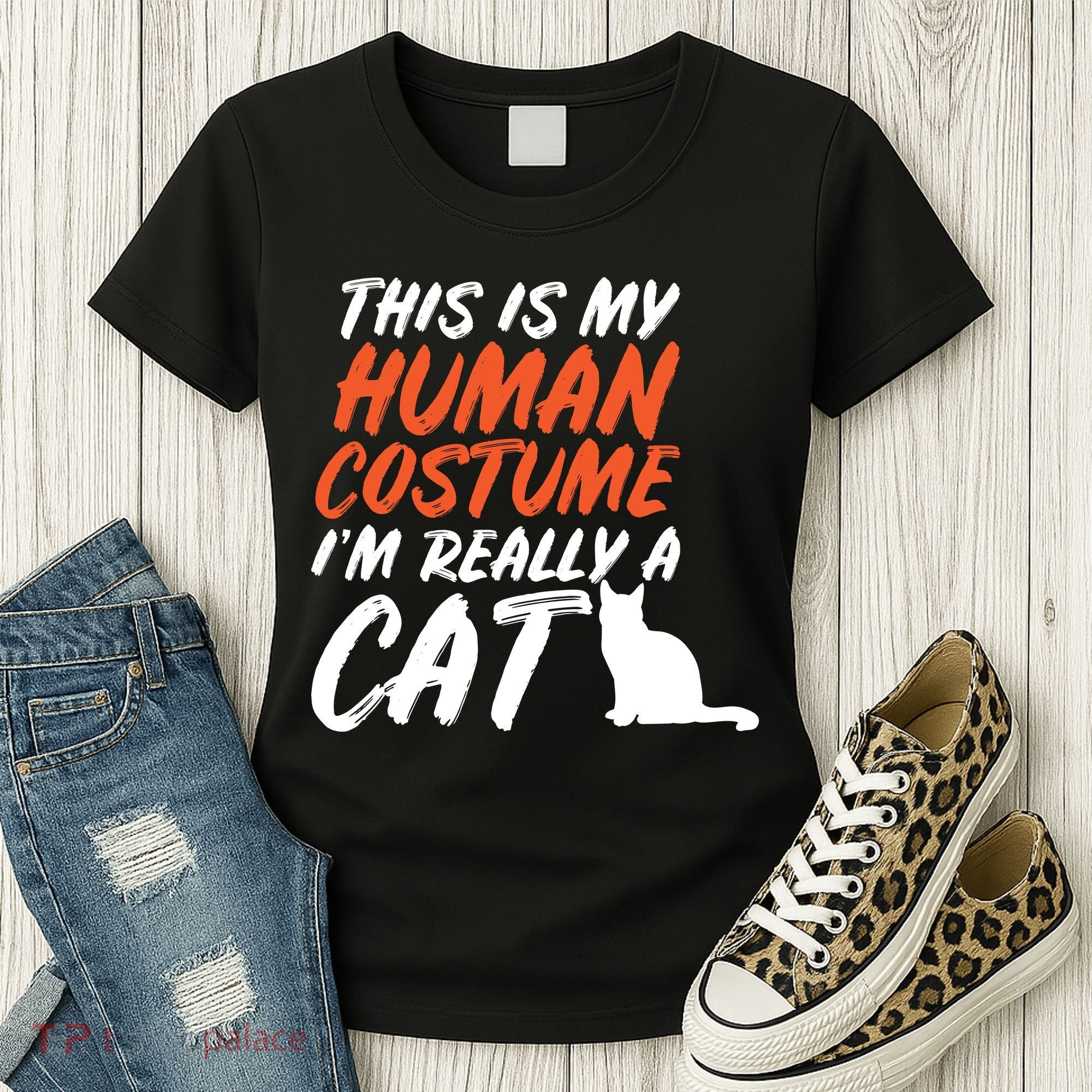 This Is My Human Cat Costume Women's T-Shirt