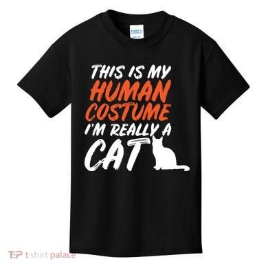 This Is My Human Cat Costume Kids T-Shirt