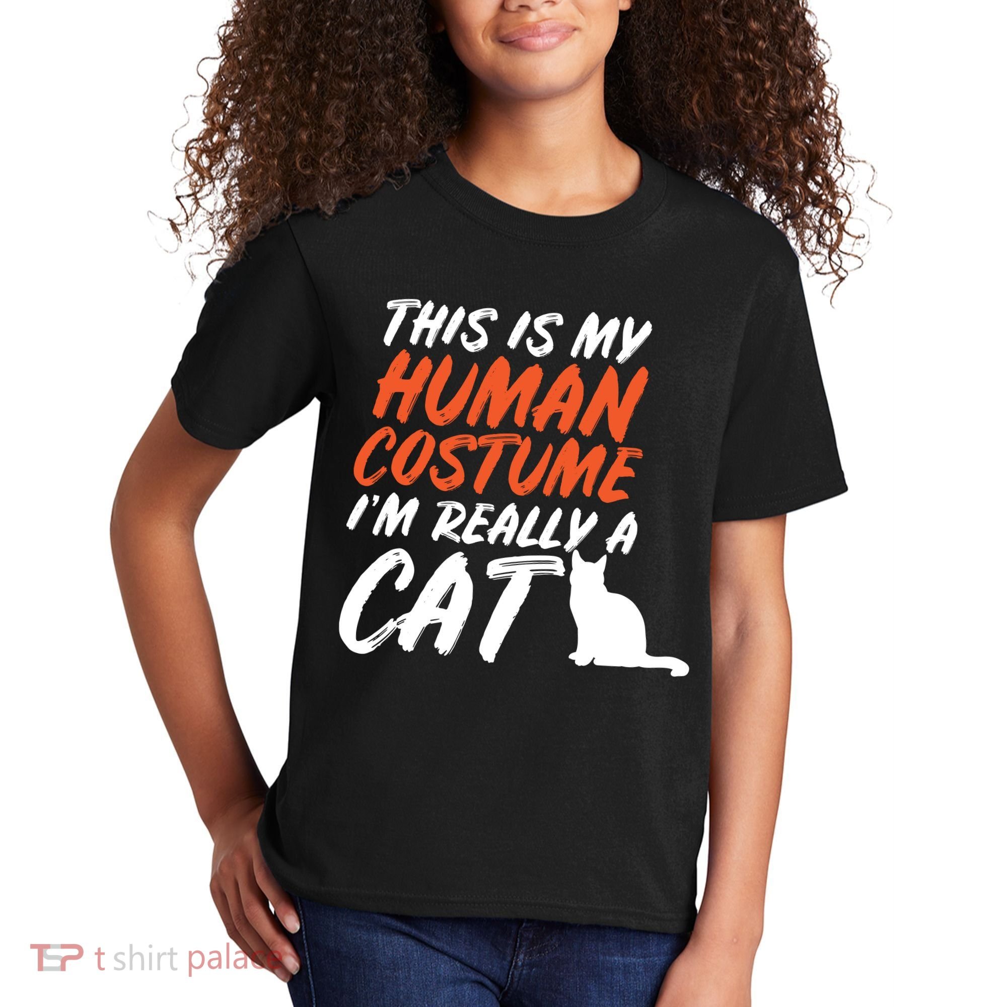 This Is My Human Cat Costume Kids T-Shirt