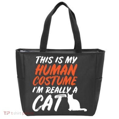 This Is My Human Cat Costume Tote Bag