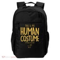 This Is My Human Costume  I'm Really a Goat Backpack thumb 0