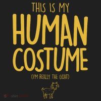 This Is My Human Costume  I'm Really a Goat Tumbler thumb 3