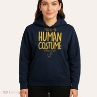 This Is My Human Costume  I'm Really a Goat Hoodie thumb 5