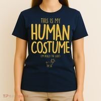 This Is My Human Costume  I'm Really a Goat T-Shirt thumb 4