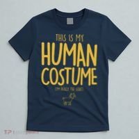 This Is My Human Costume  I'm Really a Goat T-Shirt thumb 5