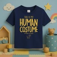 This Is My Human Costume  I'm Really a Goat Toddler T-Shirt thumb 3