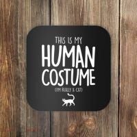 This Is My Human Costume I'm Really a Cat Coaster thumb 0