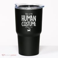This Is My Human Costume I'm Really a Cat Tumbler thumb 0
