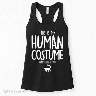This Is My Human Costume I'm Really a Cat Women's Tank Top