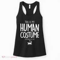 This Is My Human Costume I'm Really a Cat Women's Tank Top thumb 0