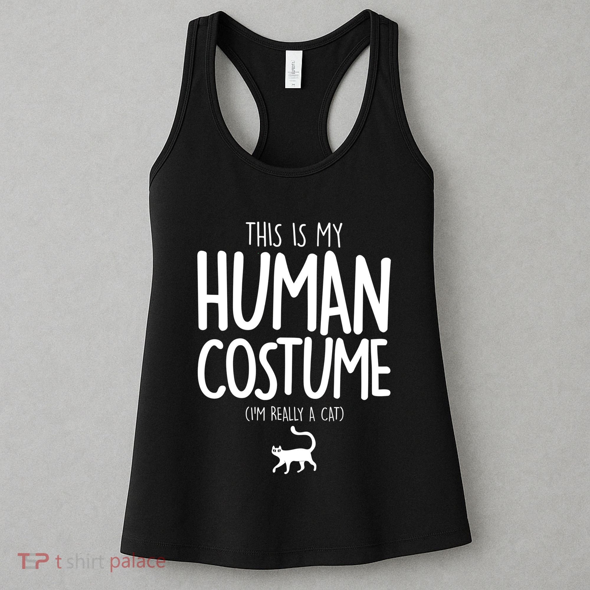 This Is My Human Costume I'm Really a Cat Women's Tank Top