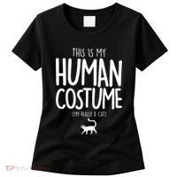 This Is My Human Costume I'm Really a Cat Women's T-Shirt thumb 0