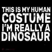 This Is My Human Costume I'm Really a Dinosaur USA-Made Doggie Bandana thumb 2