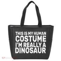 This Is My Human Costume I'm Really a Dinosaur Tote Bag thumb 0