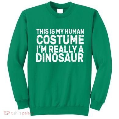 This Is My Human Costume I'm Really a Dinosaur Sweatshirt
