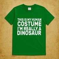 This Is My Human Costume I'm Really a Dinosaur T-Shirt thumb 5