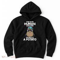 This Is My Human Costume I'm Really A Potato Hoodie thumb 0