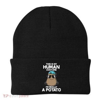 This Is My Human Costume I'm Really A Potato Beanie