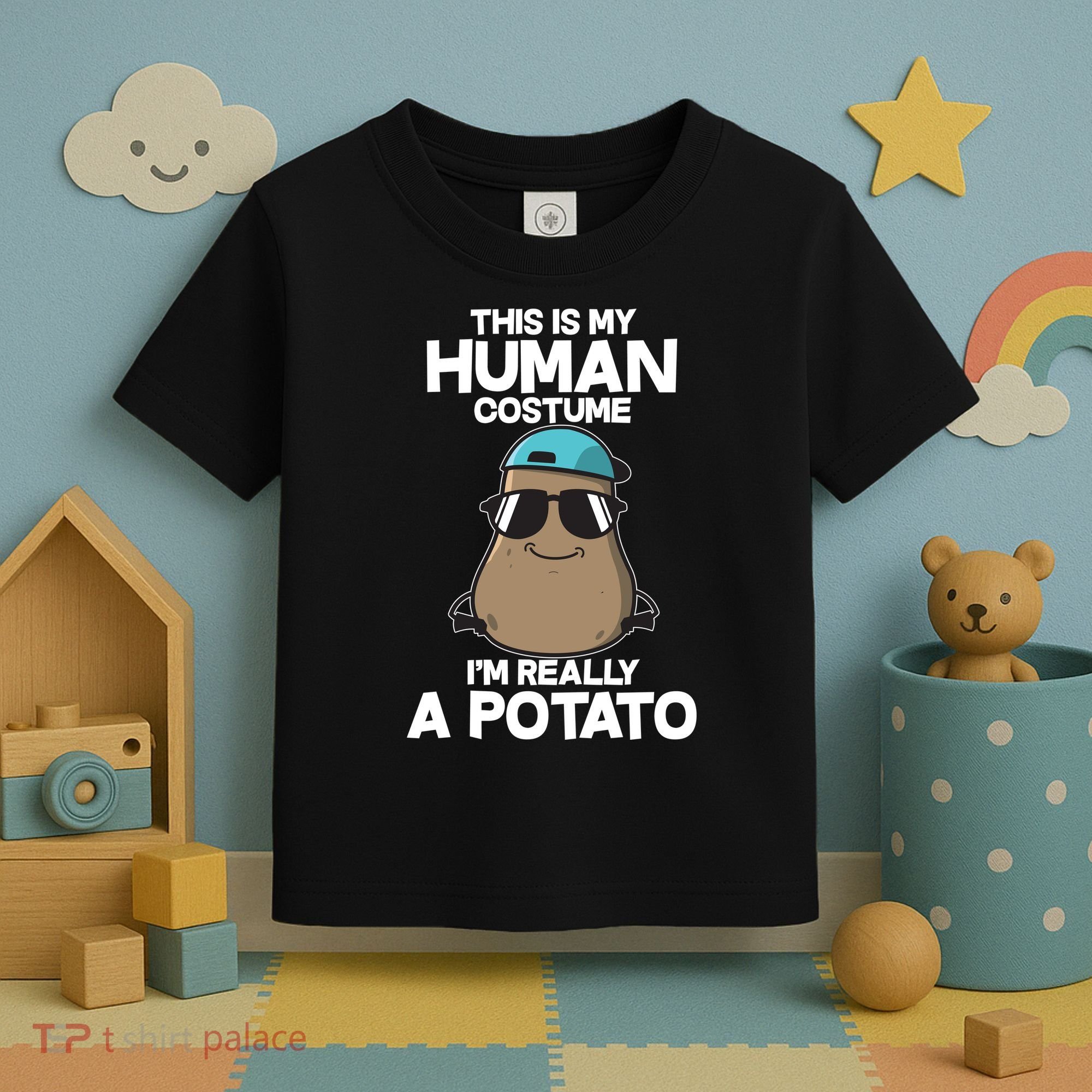 This Is My Human Costume I'm Really A Potato Toddler T-Shirt