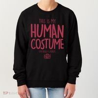 This Is My Human Costume I'm Really A Robot Women's Sweatshirt thumb 0