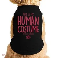 This Is My Human Costume I'm Really A Robot Doggie Tank thumb 0