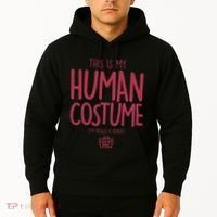 This Is My Human Costume I'm Really A Robot Hoodie thumb 2