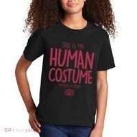 This Is My Human Costume I'm Really A Robot Kids T-Shirt thumb 2