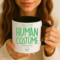 This Is My Human Costume I'm Really An Alien Coffee Mug thumb 3