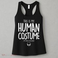 This Is My Human Costume I'm Really An Alien Women's Tank Top thumb 3