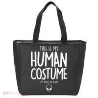 This Is My Human Costume I'm Really An Alien Tote Bag thumb 0