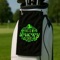 This is my Lucky Irish St. Patrick's Day Golf Towel thumb 2