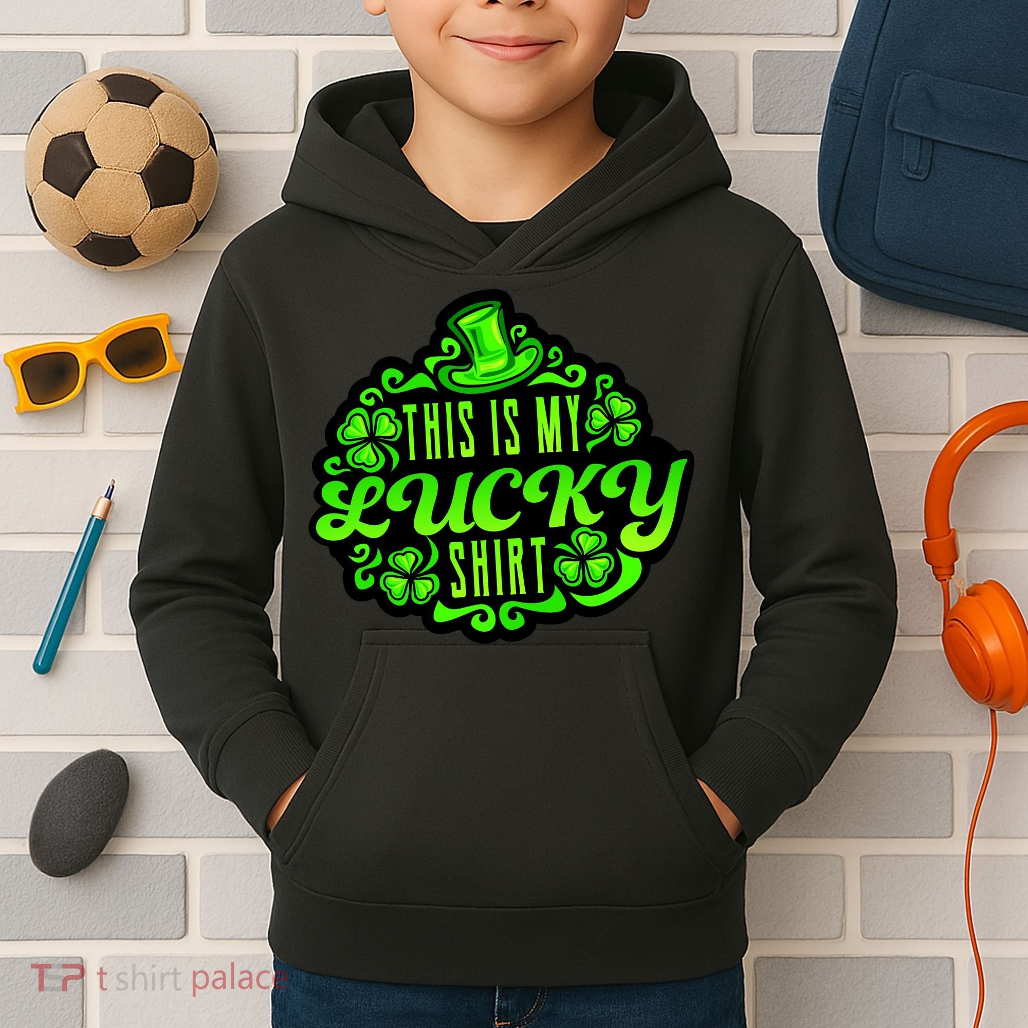 This is my Lucky Irish St. Patrick's Day Kids Hoodie