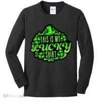 This is my Lucky Irish St. Patrick's Day Kids Long Sleeve Shirt thumb 0