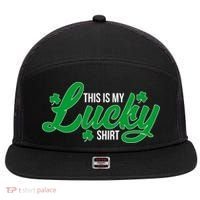 This is my Lucky Shirt St. Patrick's Day 7 Panel Mesh Trucker Snapback Hat thumb 0