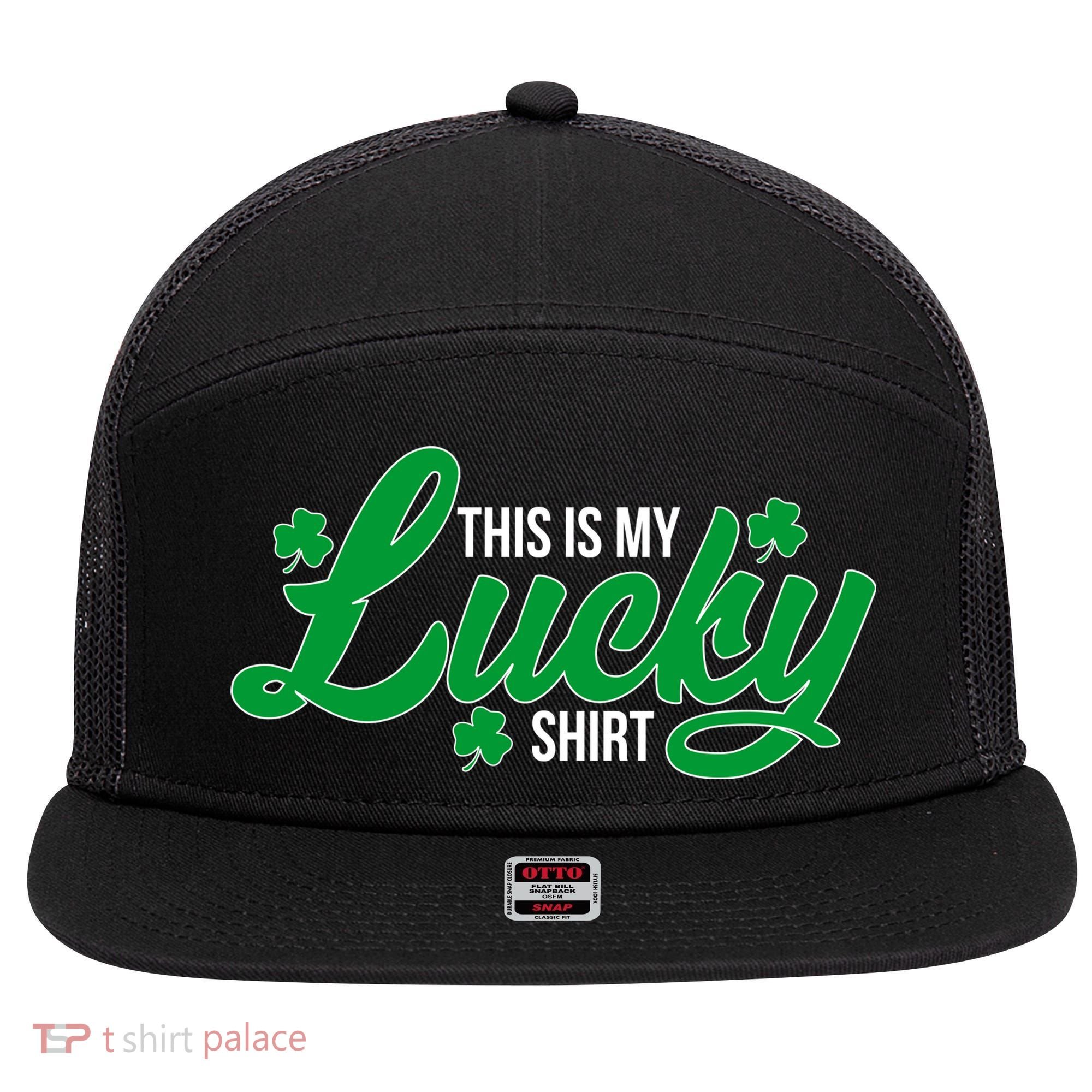 This is my Lucky Shirt St. Patrick's Day 7 Panel Mesh Trucker Snapback Hat