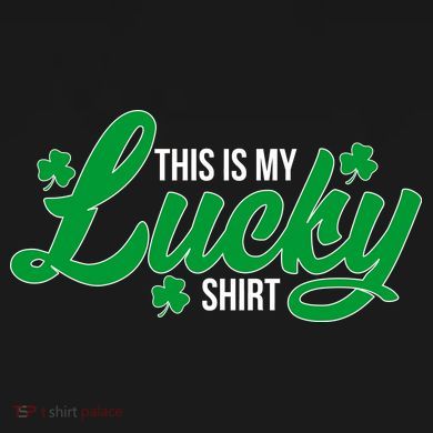 This is my Lucky Shirt St. Patrick's Day Doggie Tank