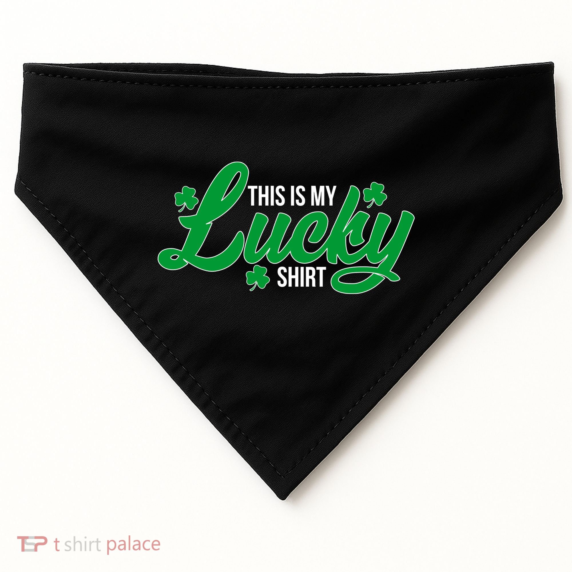 This is my Lucky Shirt St. Patrick's Day USA-Made Doggie Bandana